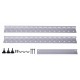 2x Ekierka Montażowa Regulowana 0-90 Alu Solar Triangle 104cm do Paneli PV