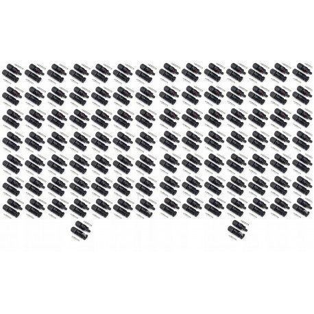 100 Zestawów Złącza do Paneli PV Fotowoltaicznych Konektory MC4